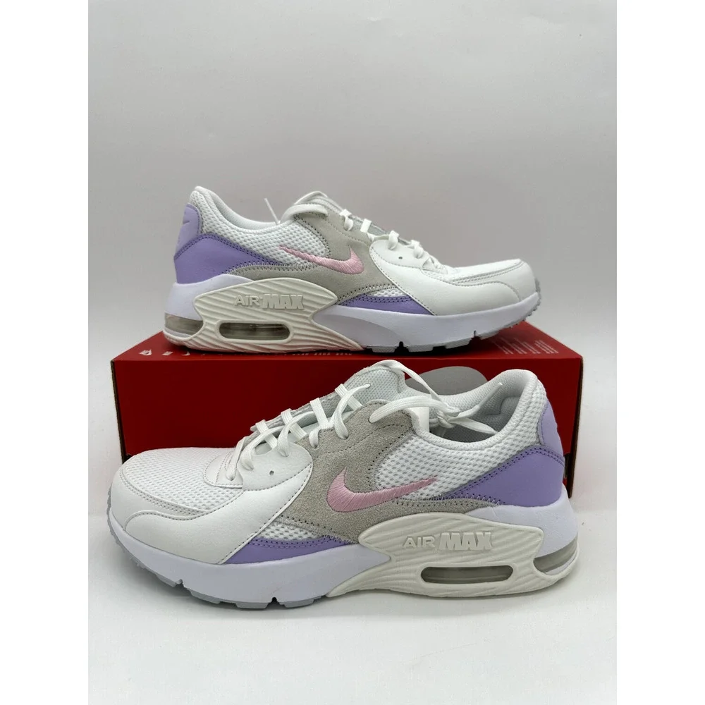 Nike Air Max Excee Women's size 10 White Lilac Pink Running shoes CD5432 130